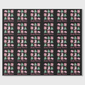 Western Christmas Coquette Howd Girly Boots Hat  Geschenkpapier (Flach)