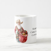 Western Christmas Cowboy Santa Kaffeetasse (Mittel)