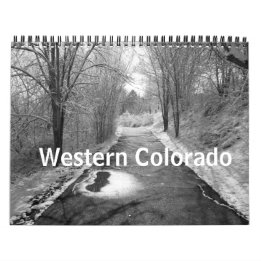 Western Colorado in Schwarzweiss Kalender