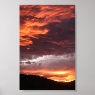 Western Colorado Sunset Poster