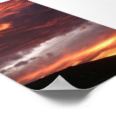 Western Colorado Sunset Poster (Ecke)