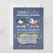Western Colt oder Fillegender Reveal Baby Shower Einladung (Vorderseite)