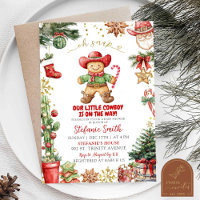 Western Cookies Gingerbread Cowboy Baby Dusche