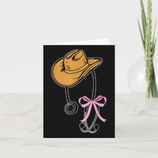 Western Coquette Stethoscope Hat Cowgirl Registere Karte