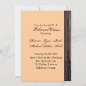 Western Country Barn Wedding Probe Dinner Einladung (Vorderseite)