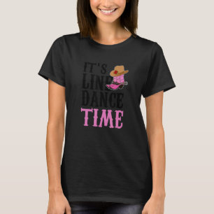 Western Country Boots Es ist Line Dance Time 1 T-Shirt