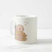 Western Country Cowboy Birthday Kaffeetasse (Vorderseite Links)