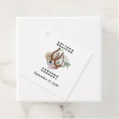 Western Country Cowboy Boho Kuh Skull Hochzeit Geschenkanhänger (Beispiel)