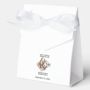 Western Country Cowboy Boho Kuh Skull Hochzeit Geschenkschachtel