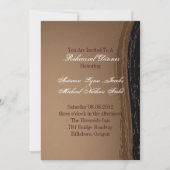 Western Country Cowboy Hochzeit Probe Abendessen Einladung (Vorderseite)