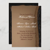 Western Country Cowboy Hochzeit Probe Abendessen Einladung (Vorne/Hinten)