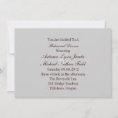 Western Country Cowboy Hochzeit Probe Abendessen Einladung (Vorderseite)