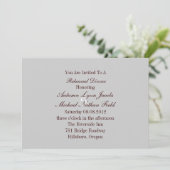 Western Country Cowboy Hochzeit Probe Abendessen Einladung (Stehend Vorderseite)