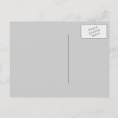 Western Country Cowboy Hochzeit speichern Sie das Ankündigungspostkarte (Rückseite)