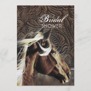 Western Country Cowboy Horse Brautparty Einladung