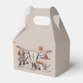 Western Country Cowboy Rodeo Geburtstag Gefallen B Geschenkschachtel (Rückseite)