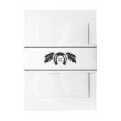 Western Country Cowboy Rustikale Hochzeit Einladungsbanderole (Vorderseite Beispiel)