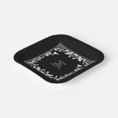 Western Country Cowboy Rustikale Hochzeit Pappteller (Gewinkelt)