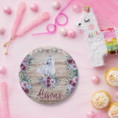 Western Country Cowgirl Rodeo Birthday Pappteller (Party)