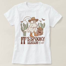 Western Country Cowgirl Spooky Season Halloween T-Shirt