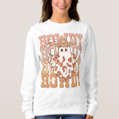 Western Country Ghost Howdy Cowboy Halloween Sweatshirt (Vorderseite)
