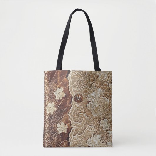 Western Country Leather n Lace Initial Tasche (Vorderseite)