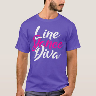 Western Country Line Dancing Diva Frauen Geschenk T-Shirt