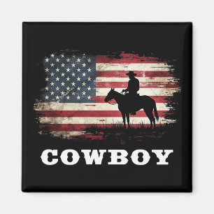 Western Country Männer Rodeo Südlicher Retro Cowbo Magnet