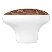 Western Country Reiten Rodeo Cowboy Keramikknauf (Seitenansicht)