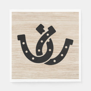 Western Country Wedding Rustic Wood Brautparty Serviette