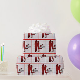 Western Couple Romantic Liebe Geschenk Wrap Geschenkpapier