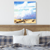 Western "Covered Wagons" Art von NC Wyeth Leinwanddruck (Insitu (Schlafzimmer))