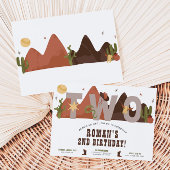 Western Cowboy 2. Geburtstag Einladung