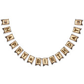 Western Cowboy auf Sattel Wimpelkette (Alle)