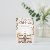 Western Cowboy Baby Duschdusche Windelwanne Begleitkarte (Stehend Vorderseite)