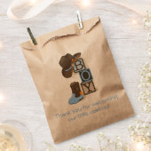 Western Cowboy Baby Showtasche Geschenktütchen (Ausgeschnitten)