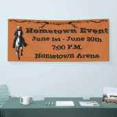 Western Cowboy Banner (Messe)
