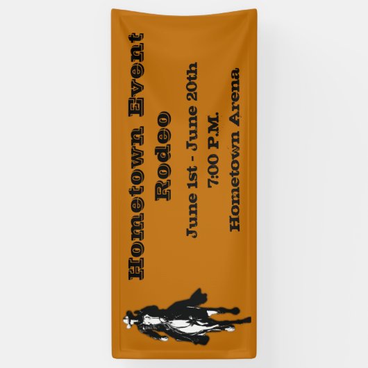 Western Cowboy Banner (Vertikal)