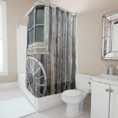 Western Cowboy Barn Duschvorhang (Beispiel)