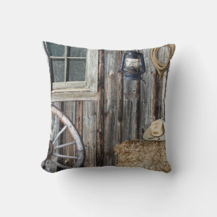 Western Cowboy Barn Kissen