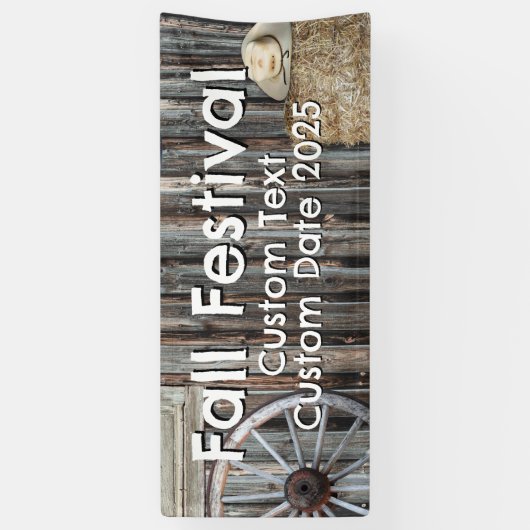 Western Cowboy Barn Tapestry Banner (Vertikal)