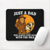 Western Cowboy Bigfoot Just A Dad Who Came Back Wi Mousepad (Mit Mouse)