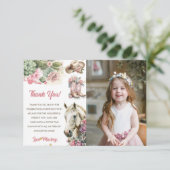 Western Cowboy Birthday Danke Karte (Stehend Vorderseite)