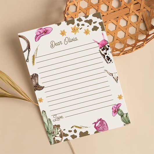 Western Cowboy Birthday Party Dankeskarte