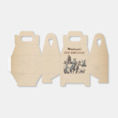 Western Cowboy Birthday Party Gefälligkeitsbox Geschenkschachtel (Ungefaltet)