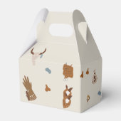 Western Cowboy Birthday Party Gefälligkeitsbox Geschenkschachtel (Rückseite)