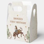 Western Cowboy Birthday Party Gefälligkeitsbox Geschenkschachtel (Geöffnet)