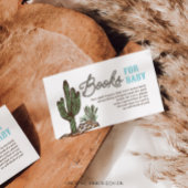 Western Cowboy Books for Baby Showcard Begleitkarte