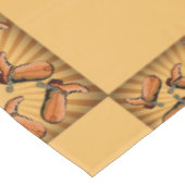 Western Cowboy Boot Block Design Tischdecken (Schrägansicht)