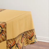 Western Cowboy Boot Block Design Tischdecken (Beispiel)